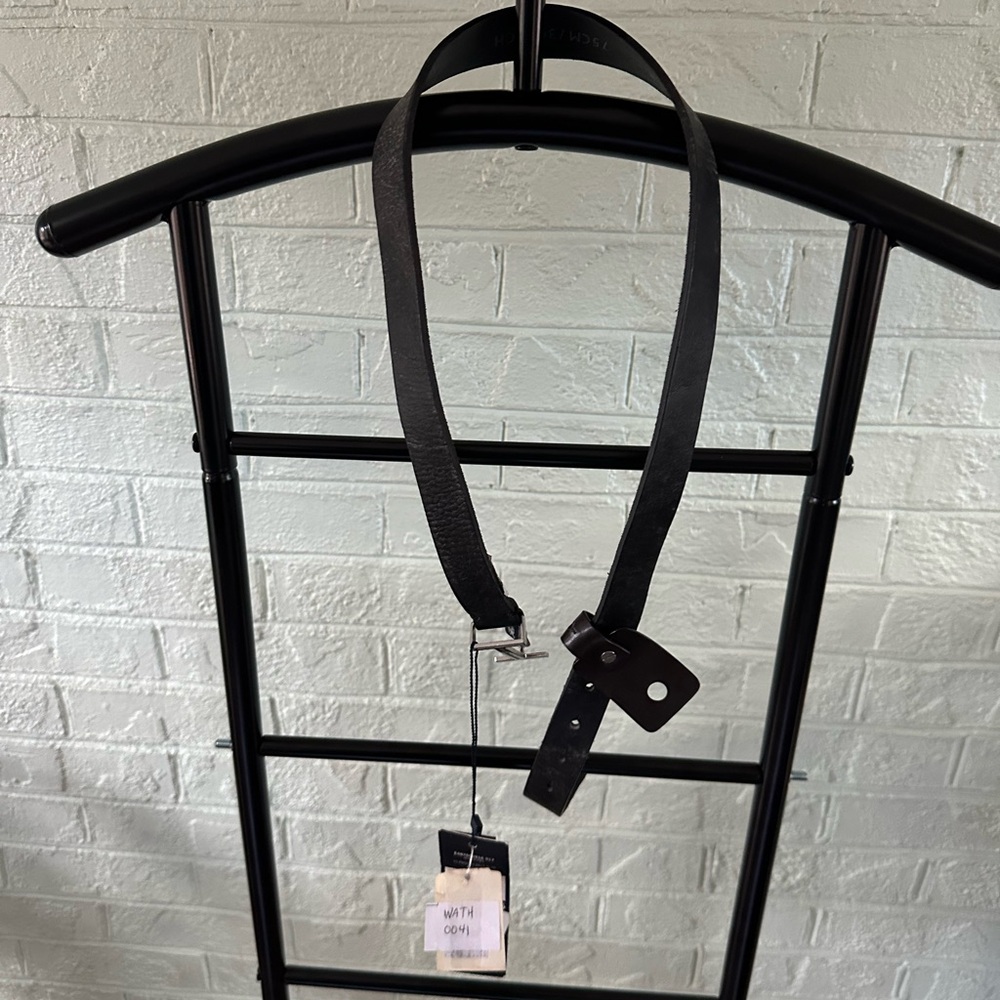 Tommy Hilfiger Black Leather Belt